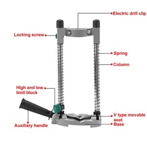 Drill Stand,Adjustable Angle Drill Holder Guide Stand Positioning Bracket for Electric Drill