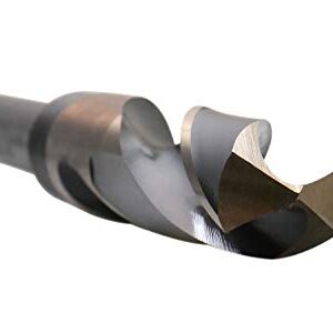 Accusize Industrial Tools 3/4'' ANSI M35(H.S.S. + 5% Cobalt) S and D Drill, 1/2'' Shank, 135 Degree Split Point, 0412-0034