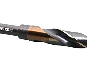 Accusize Industrial Tools 3/4'' ANSI M35(H.S.S. + 5% Cobalt) S and D Drill, 1/2'' Shank, 135 Degree Split Point, 0412-0034