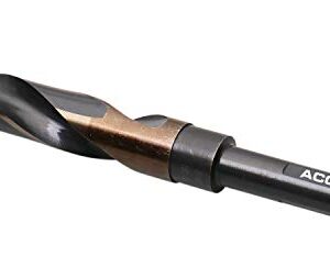 Accusize Industrial Tools 3/4'' ANSI M35(H.S.S. + 5% Cobalt) S and D Drill, 1/2'' Shank, 135 Degree Split Point, 0412-0034