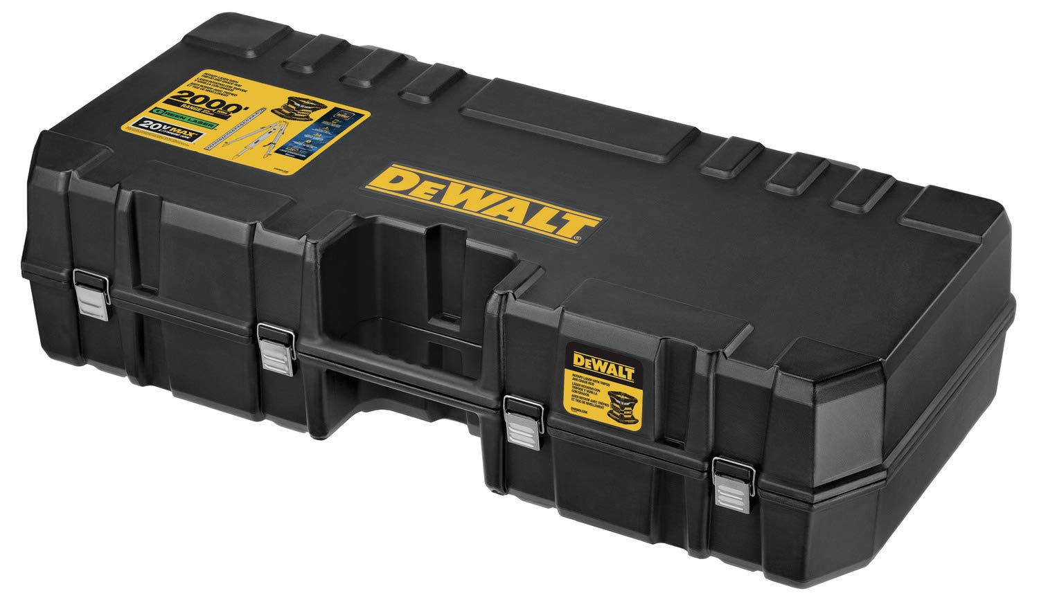 DEWALT 20V MAX Laser Level Kit with Tripod and Grade Rod, Rotary, Green, 2000-Foot Range (DW080LGSK)