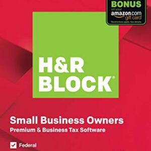 [OLD VERSION] H&R Block Tax Software Premium & Business 2019 [Amazon Exclusive] [PC Download]