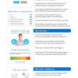 [Old Version] TurboTax Premier + State 2019 Tax Software [PC Download]