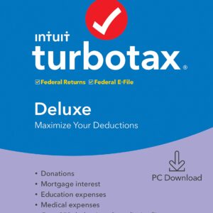 [Old Version] TurboTax Deluxe 2019 Tax Software [PC Download]