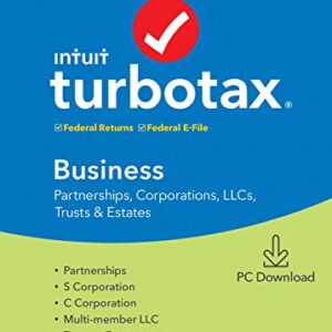 [Old Version] TurboTax Business 2019 Tax Software [PC Download]