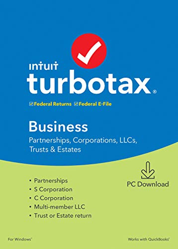 [Old Version] TurboTax Business 2019 Tax Software [PC Download]