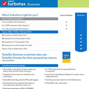 [Old Version] TurboTax Business 2019 Tax Software [PC Download]