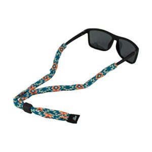 ukes premium sunglass strap - durable & soft glasses strap designed with cotton material - secure fit for your glasses and eyewear. (the aztecs)