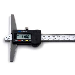 Oudtinx Digital Depth Caliper Electronic Depth Gauge Caliper Depth Rule (150mm(Normal))