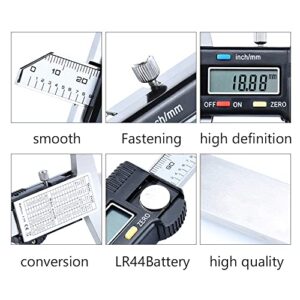 Oudtinx Digital Depth Caliper Electronic Depth Gauge Caliper Depth Rule (150mm(Normal))