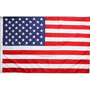 dlory american flag 4x6 ft light weight polyester uv fade resistant us flag 2 brass grommets outdoor indoor printing 4x6 foot usa flag