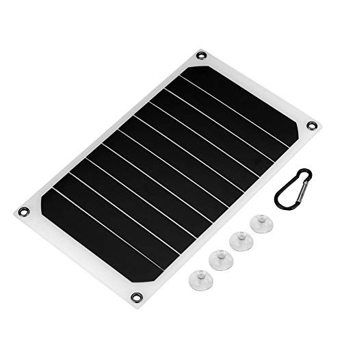 10W Outdoor Solar Panels Portable Waterproof 5V USB High Conversion Rate Solar Module Home Charging for Solar Generator RV Boat Camping Outdoors