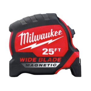 25' milwaukee magnetic wide blade tape measure