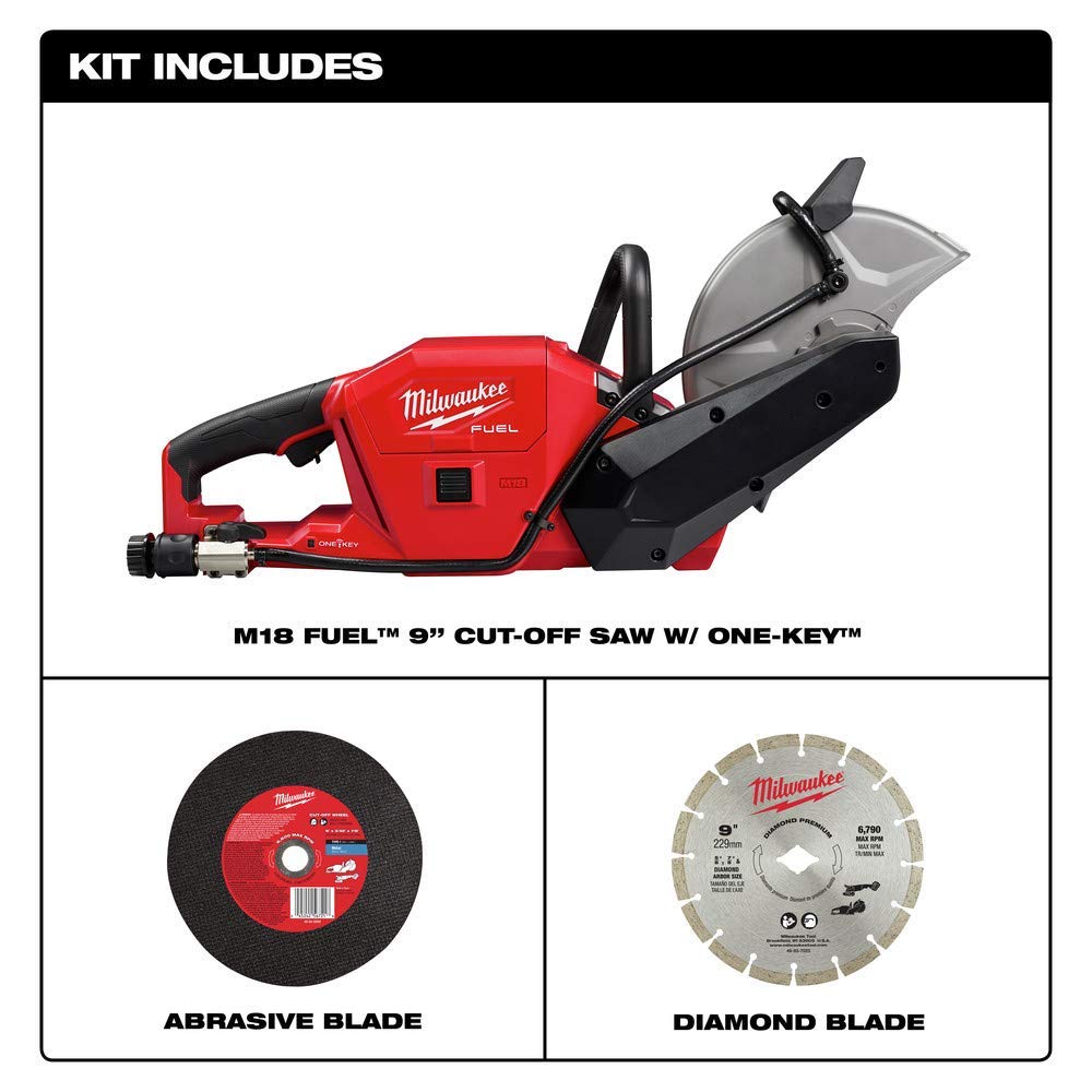 Milwaukee 2786-20 M18 FUEL Lithium-Ion 9 in. Cut-Off Saw w/ONE-KEY (Tool Only)