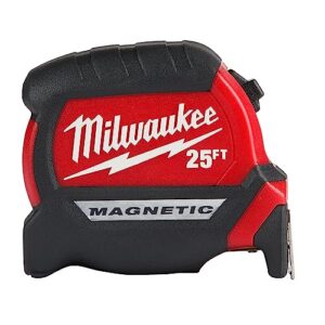 milwaukee 25ft compact magnetic tape mea