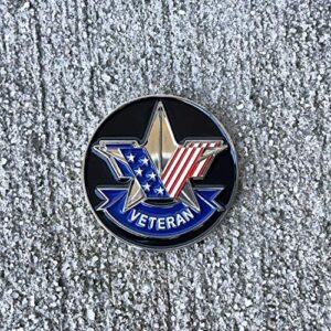US Veterans Challenge Coin Limited Issue Licensed Military Apparel Patriotic Products Gifts for Veterans Families and Retired VetFriends.com