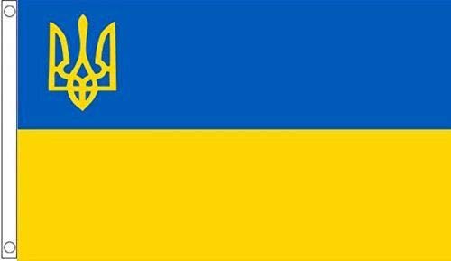 Trade Winds 3x5 Ukraine Ukrainian Small Trident Flag 3'x5' House Banner Super Polyester Premium Fade Resistant