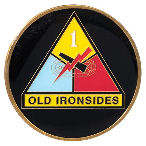 United States Army 1st Armored Division Old Ironsides Challenge Coin