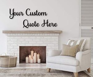 custom wood word signs, phrase & custom quotes for wall decor, do it yourself projects