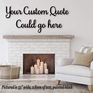 Custom Wood Word Signs, Phrase & Custom Quotes for wall decor, Do it yourself projects