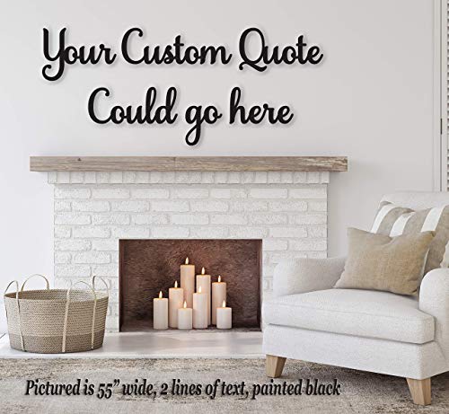 Custom Wood Word Signs, Phrase & Custom Quotes for wall decor, Do it yourself projects