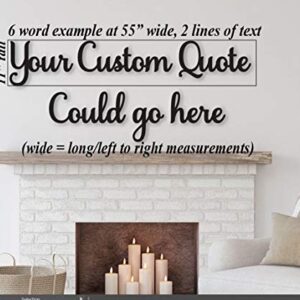 Custom Wood Word Signs, Phrase & Custom Quotes for wall decor, Do it yourself projects