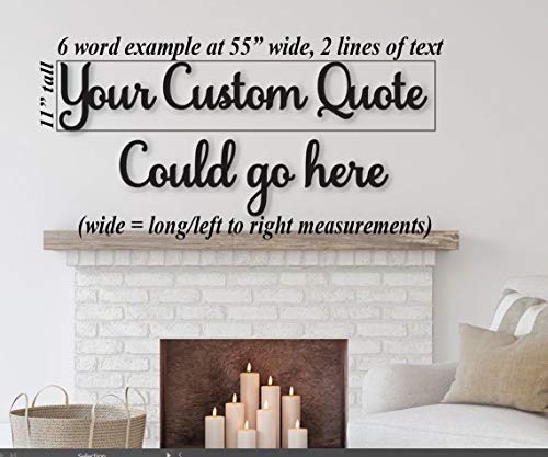 Custom Wood Word Signs, Phrase & Custom Quotes for wall decor, Do it yourself projects