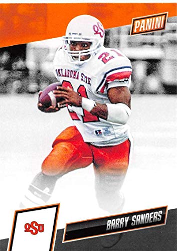 2019 Panini National Convention Silver Pack Set College MultiSport #BS Barry Sanders Oklahoma State Cowboys Official Sports Trading Card From Panini America