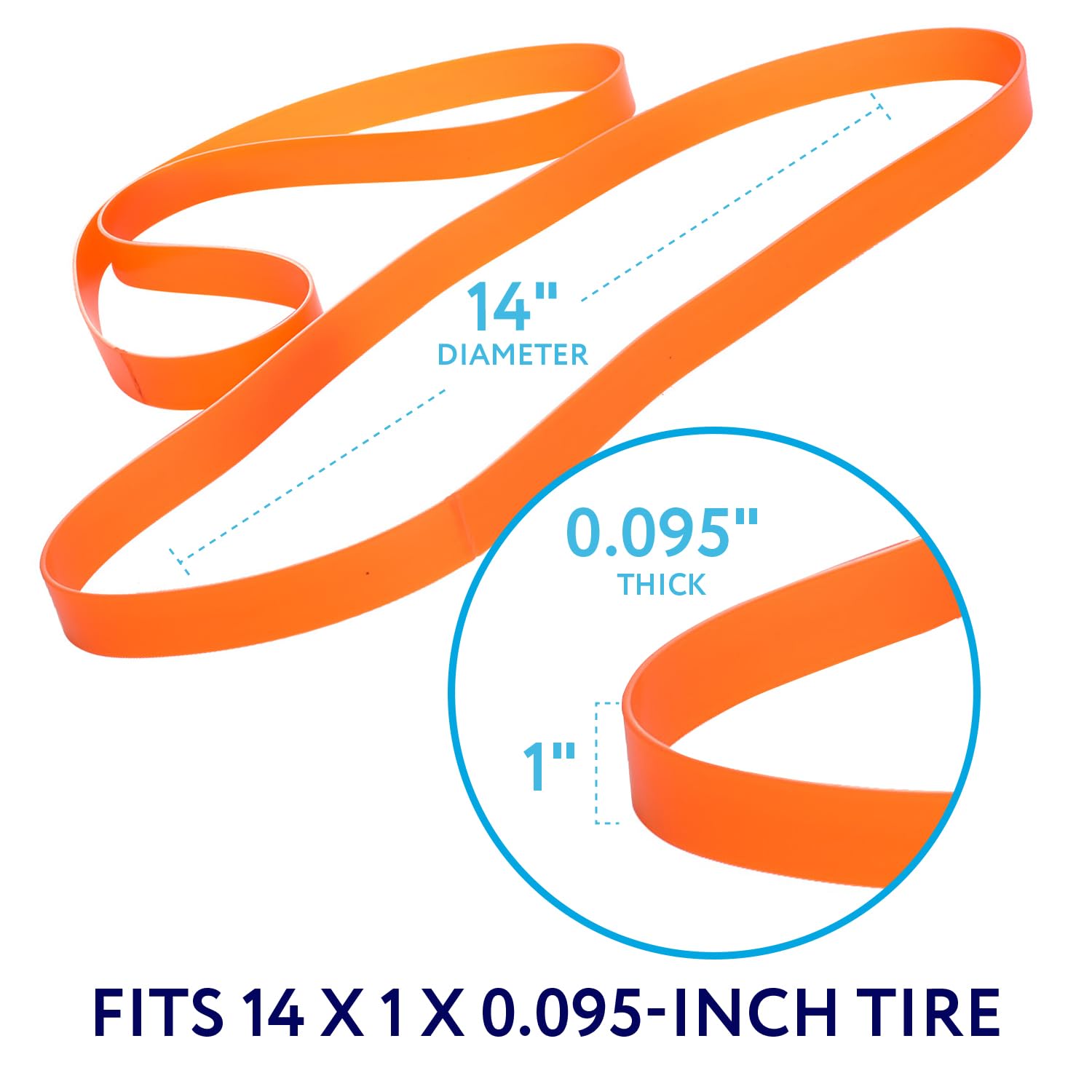 Impresa Urethane Band Saw Tires - 2 Pack - Fits 14 x 1 x 095-Inch Saws - Great for Metal and Wood Cutting - Compatible with Most Bandsaws - No Adhesive Needed