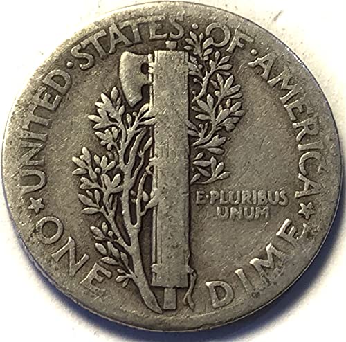 1942 P Mercury Silver Dime Seller Fine