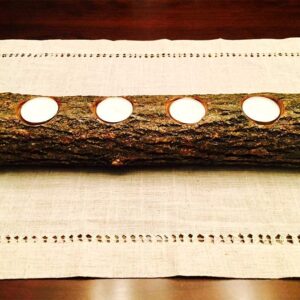 Tree Wood Log Branch Tealight Candle Holder