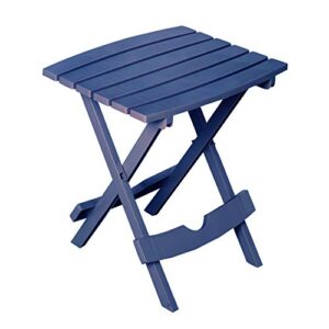 adams manufacturing 8510-36-3700 quick-fold side table, patriotic blue