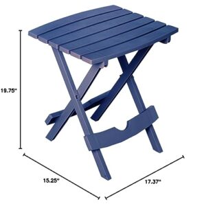 Adams Manufacturing 8510-36-3700 Quick-Fold Side Table, Patriotic Blue