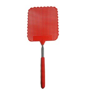 UUYYEO 3 Pcs Colorful Extendable Fly Swatter Plastic Large Fly Swatter Manual Swat Pest