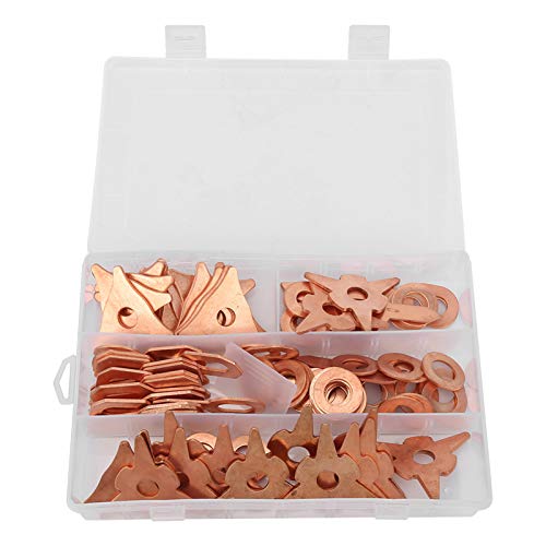 Dent Pulling Rings, 110pcs Dent Pulling Puller Rings Triangle OT Round for Car Body Welding Repair Tool Set Weld kit Dent Puller Rings