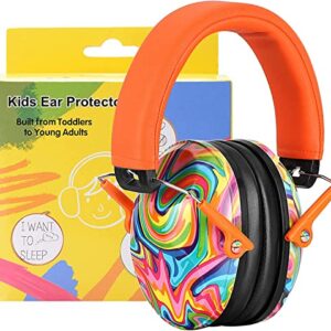 PROHEAR 032 Kids Ear Protection - Noise Cancelling Headphones Ear Muffs for Autism, Toddlers, Children - Orange