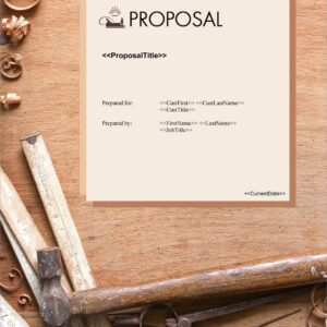 Proposal Pack Construction #7 - Business Proposals, Plans, Templates, Samples and Software V20.0