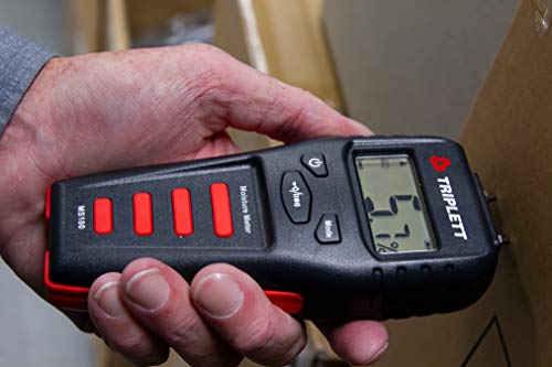 Triplett MS100 Pin Moisture Meter for Wood and Building Materials with Audible Indicator