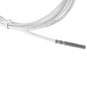 RTD Pt100 Temperature Sensor Probe, Jaybva Waterproof Stainless Steel Thermistor Three Wire High Precise Accuracy Range:-50℃ to 200℃ 6.6 Feet Wire