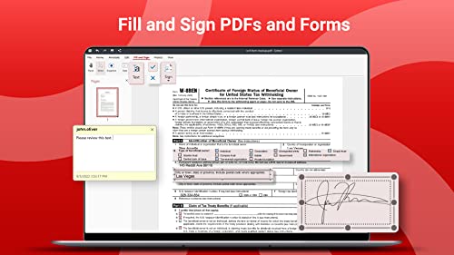 PDF Extra Lifetime - Professional PDF Editor – Edit, Protect, Annotate, Fill and Sign PDFs - 1 Windows PC/ 1 User / Lifetime license