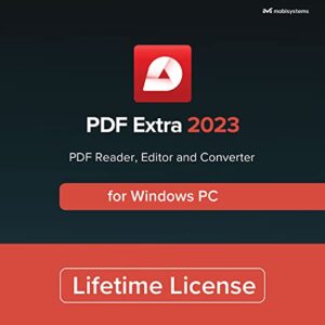 pdf extra lifetime - professional pdf editor – edit, protect, annotate, fill and sign pdfs - 1 windows pc/ 1 user / lifetime license