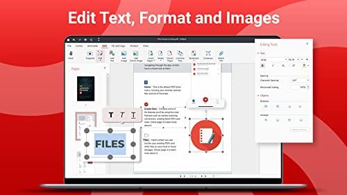 PDF Extra Lifetime - Professional PDF Editor – Edit, Protect, Annotate, Fill and Sign PDFs - 1 Windows PC/ 1 User / Lifetime license