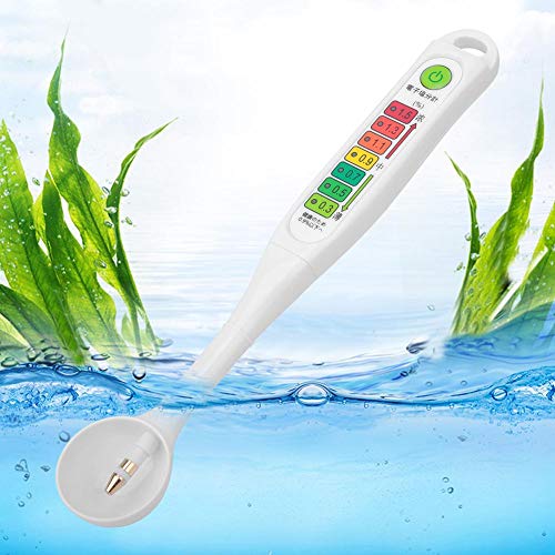 Salinometer, LED Lights Salinity Tester Professional Accurate Food Liquid Salinity Meter Pen Type Salinity Meter for Testing Salinity Value of a Solution