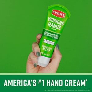 O'Keeffe's Working Hands Hand Cream, 3 oz Tube and Night Treatment Hand Cream, 3 oz Tube