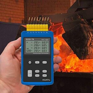 5pcs Pack High Accuracy K Type Mini-Connector Thermocouple Temperature Probe Sensor, 1 Meter Long Measure Range -200°C~260°C (-328°F~500°F)