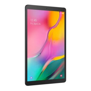 Samsung Galaxy Tab A 10.1" (2019, WiFi + Cellular) Full HD Corner-to-Corner Display, 32GB, Global 4G LTE Tablet & Phone GSM Unlocked SM-T515, International Model (Black) (Renewed)