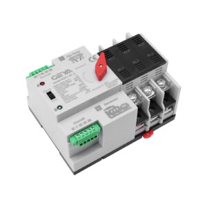 gaeyaele automatic transfer switch three phase ats 63a 110v power transfer switch din rail mounted controller electrical type(w2r 3p 63a 110v)
