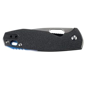 Columbia River Knife & Tool Piet EDC Folding Pocket Knife: Urban Everyday Carry, Drop Point Blade with Satin Finish, Thumb Hole, Liner Lock, Glass Reinforced Fiber Handle 5390