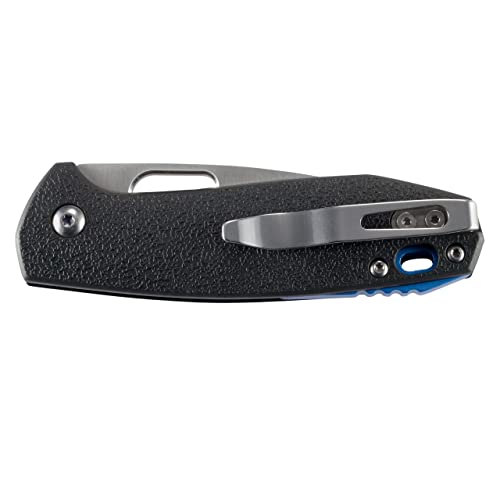 Columbia River Knife & Tool Piet EDC Folding Pocket Knife: Urban Everyday Carry, Drop Point Blade with Satin Finish, Thumb Hole, Liner Lock, Glass Reinforced Fiber Handle 5390