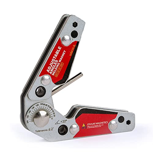 Welding Magnetic Holder, Adjustable Angle(20°~200°) Welding Magnet, Welding Clamp Holder, with Hex Wrench, Welding Magnet Set, Multi-angle Welding Magnet, Welder Tool Accessories